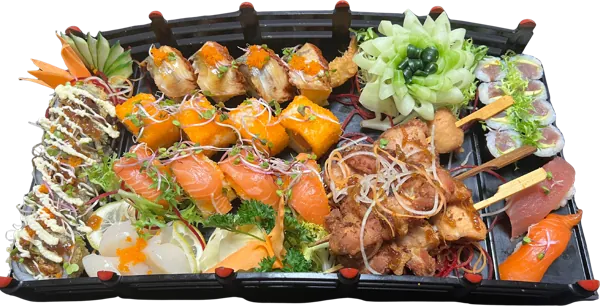 Sushi set at Kiryto Japan, Prague 6