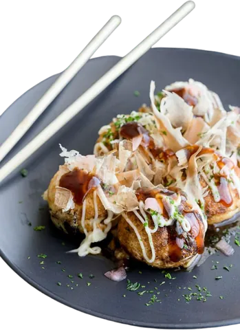 Takoyaki octopus balls